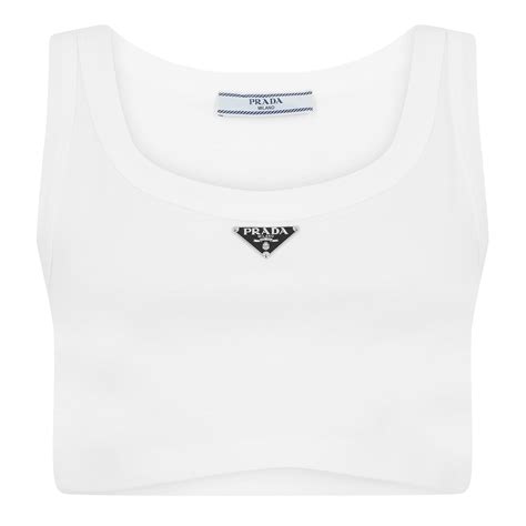 prada crop.top|grayed Prada tank top.